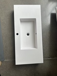 不同尺寸和颜色的中国制造工厂丙烯酸固体表面厨房水槽和洗手盆 - Product Image 3