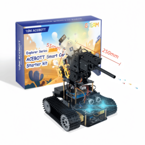 ACEBOTT Open Source DIY Smart Tank Car Kit Kinder erziehungs roboter mit ESP32 WiFi-Steuerung für Arduino und Kamera modul