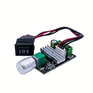 PWM DC regolatore di velocità del motore 6 v12v24v 3A interruttore di controllo della velocità avanti e indietro con funzione di interruttore - Product Image 3
