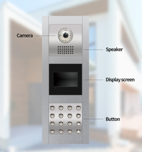 7 pollici Tcp/Ip Wire videocitofono citofono con Tuya per Multi appartamento edificio citofono Video Poe campanello - Product Image 2