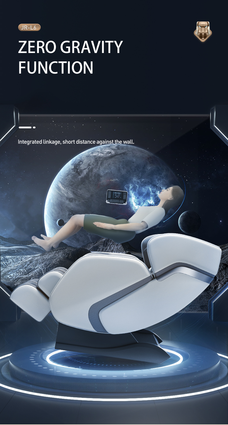 Jare L6 Wholesale Factory Price Luxury 4D Zero Gravity Shiatsu Roller Electric Kneading Back Heating Full Body Massage Chair