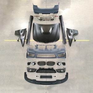 Car Auto Part Plastic PP Front Bumper Splitter Lip Rear Diffuser Body Kit Side Skirts Spoiler for BMW 3 Series E90 <strong>Update</strong> to MT