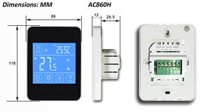 Wired Smart Home Thermostat <strong>Temperature</strong> <strong>Controller</strong> Digital Electric Radiant Underfloor Heating Thermostat Programmable - Product Image 4