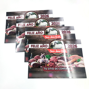 Quảng cáo tùy chỉnh logo in yên khâu ràng buộc giấy tráng cao cấp văn phòng 2026 bàn lịch - Product Image 6