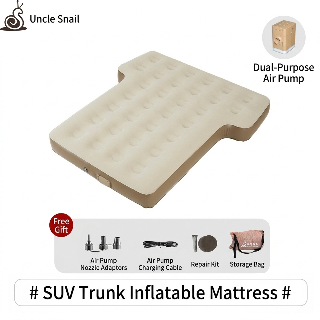 Caqui - Cama inflable para maletero de SUV (inflado automático)