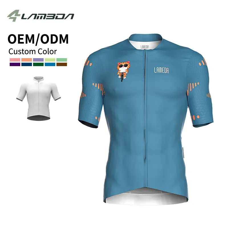 Maglia da ciclismo a sublimazione personalizzata di ultimo Design maglia da ciclismo professionale personalizzata per bici da strada