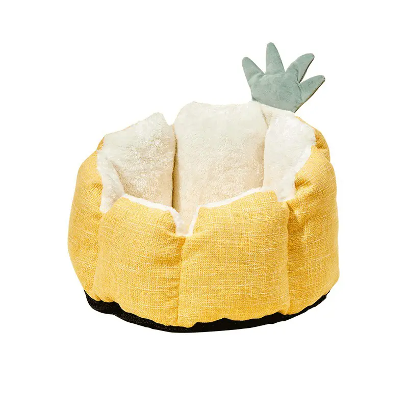 Creative Design Ananas Kat Nest Bed, Creatieve Huisdier Slapen Pad, Huisdier Nest Voor Kat Producten Accessoires