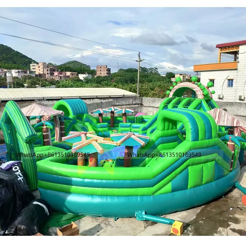 Opblaasbare Uitsmijter Commerciële Kids Bounce Huis Met Glijbaan Indoor Zwembad Opblaasbaar Water Combo Jump Castle Custom Thema Voor Volwassenen