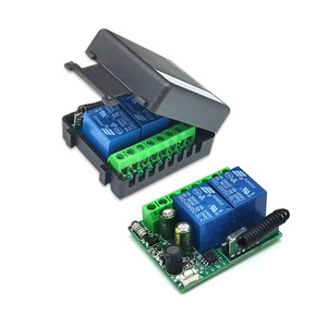 AC220V 2CH 10A 433MHz ก้านโยกมอเตอร์สวิทช์ไฟเครื่องส่งสัญญาณ433MHz สวิตช์ควบคุมระยะไกลไร้สาย - Product Image 5
