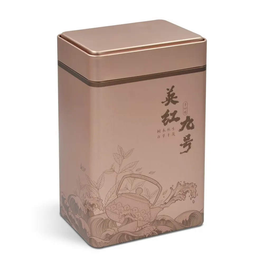 Presentes promocionais e empresariais Caixa Metal Tin Can Box para embalagens de alimentos e chá