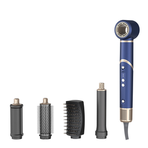 6-trong-1 ION đa Styler luồng không khí tóc Styler với bàn chải nóng thẳng & Xoăn không khí gói uốn Cây Đũa phép công cụ - Product Image 6