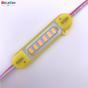 SMD5730 โมดูลLed 6PCS DC12V 1.6W Ip65 กันน้ำSuper Bright RGB Ledโมดูล 12V 24Vสีสีขาว