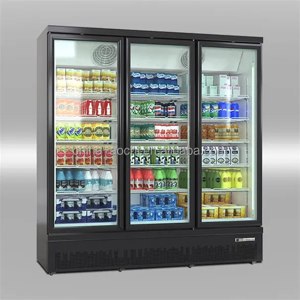 commercial plug-in promotional chiller/CE supermarket refrigerator/supermarket refrigeration equipment