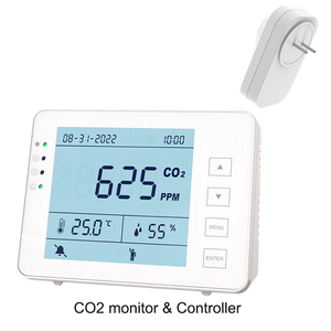 Controlador de monitor Digital co2, control remoto inalámbrico para la calidad del aire, control de monitoreo de carbono - Product Image 1
