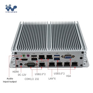 VINCANWO Industrial Mini All-in-One-Panel-PC Touch-kapazitiver Monitor J1900 I3 I5 I7 Android IP65 Wasserdichter Computer Linux - Product Image 3