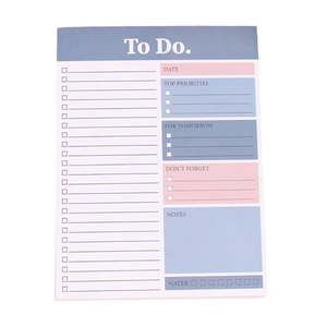 Zeamor Factory Memo Pad taccuino con penna per fare lista appiccicosa Note Pad Planner blocco Note con Logo personalizzato - Product Image 1