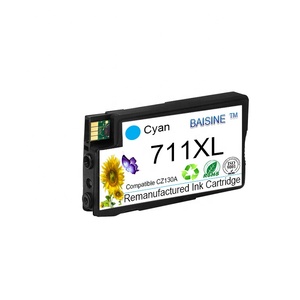 HP 711 için 80-ml siyah DesignJet mürekkep HP için kartuş DesignJet T120 T520 mürekkep kartuşu 711 yeniden üretilmiş mürekkep kartuşu 711 - Product Image 4