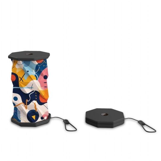 mini-black rope rotating lamp