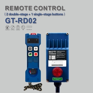 GOTI GT-RD02 genel endüstriyel radyo uzaktan kumanda alıcı-verici 2 çift hızlı düğmeler + 1 tek hızlı düğmeler 6 röle çıkışı - Product Image 3
