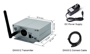 Программируемый передатчик DMX512 для светодиодных браслетов GFLAI/светящаяся палочка/светодиодные пенопластовые палочки - Product Image 6