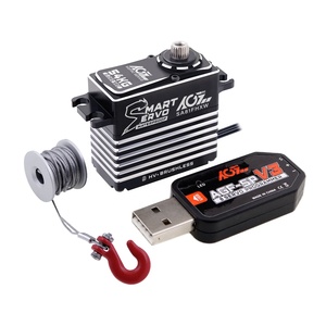 AGRC 54 кг SA81FHXW, 0082 сек, высокоскоростной корпус ЧПУ, металлическая шестерня, стальная шестерня, 360 градусов, 4-полюсный бесщеточный двигатель, умный сервопривод для радиоуправляемого автомобиля - Product Image 3
