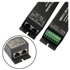 RGB RGBW DMX512 дисплей декодер 3/4 канала светодиодный контроллер DC12V 24V ручной ROHS сертифицирован для управления освещением - Product Image 4