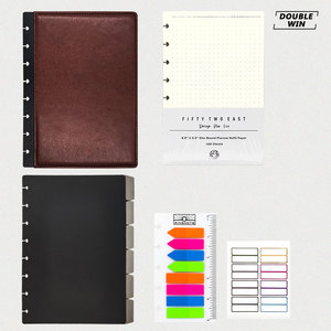 <strong>2025</strong> 2026 <strong>Custom</strong> <strong>Printed</strong> PU Leather Disc Bound Journal <strong>Notebook</strong> - Product Image 5