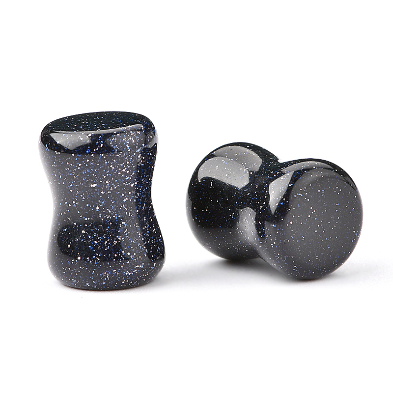 Pierre d'or bleue 8mm
