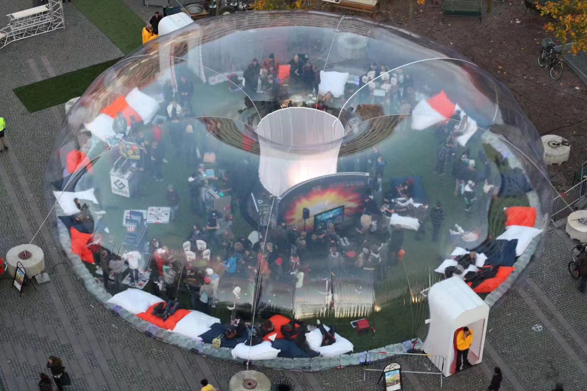 Customized Large Inflatable Bubble Tents Giant Dome Inflatable Tent Advertising Event Exhibition Inflatable Tent
