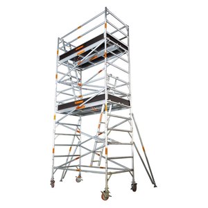 Andamio móvil de aleación de aluminio multifunción de Control de calidad, uso en andamios de suelo cóncavo y convexo de suelo plano - Product Image 6
