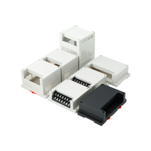 Gắn kết kênh khối thiết bị đầu cuối ngắt mạch Mô-đun điện nhựa trường hợp PCB công nghiệp bảng điều khiển Din Rail bao vây PLC hộp - Product Image 3