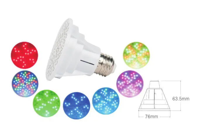 Refined LED SPA Light Bulb 120V RGB Color Changing Replacement bulb 12V White SPA Fixture