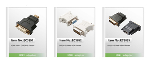 Mini para HDMI macho a hembra adaptador giratorio de 360 grados y conector para portátil tipo de salida de CC