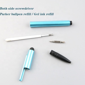准备装运工具笔塑料多功能3合1螺丝刀笔触摸手写笔原子笔 - Product Image 5