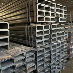 High Quality 2x1 Corrugated Square Carbon Steel Tubing Galvanized Iron Rectangular <strong>Tube</strong> Carport Supports ERW 6m ASTM API BS - Product Image 2