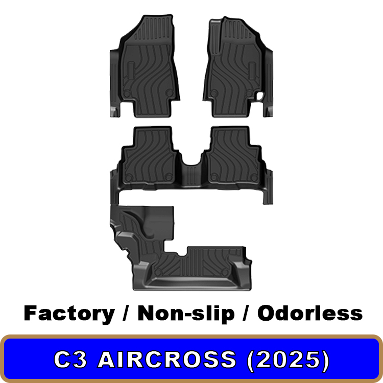 Tapis de voiture RHD en TPE pour C3 AIRCROSS