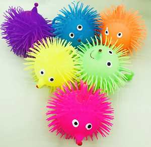 Renkli Kawaii sıkıştırmasını yayın plastik Squishy oyuncak komik sıkmak kirpi topu duyusal özellikleri eğitim kabarcık eğlenceli yayın - Product Image 2