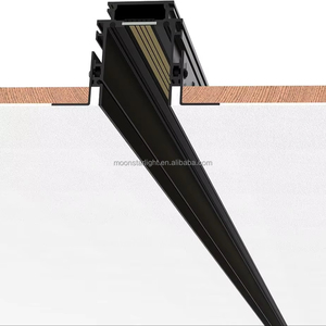 מודרני 48v 220v הוביל מסלול אור מערכת rereded תקרה להשעות מוטבע מנורת גוף אלומיניום מסלול מגנטי