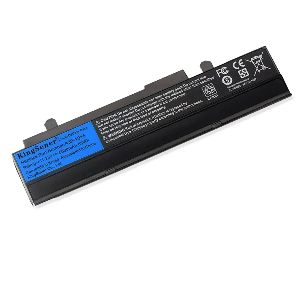 KingSener Korea Cell-Batería de ordenador portátil para ASUS Eee PC 1011, 1015P, 1015PE, 1015PW, 1016, 1016, 1215P, 1215N, 1215P, 1215T, 1, 2, 1, 2, 1, 2, 3