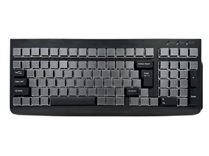 Tastiera per ufficio Business Business Computer Desktop tastiera USB KB101 con cavo tastiera tastiera 101 tasti programmabili - Product Image 4