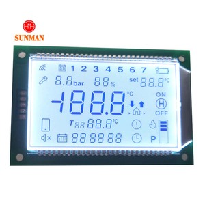 Benutzer definierte 7 Segment monochrom tn htn stn fstn va mipi dsi i2c Schnitts telle digitale Thermostat LCD-Anzeige - Product Image 1