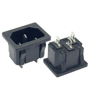 C14 ปลั๊กไฟ ปลั๊กไฟ Snap ปลั๊กไฟ AC ขั้วต่อปลั๊กไฟตัวผู้ 3PIN 8PIN - Product Image 2