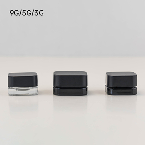 3ml 5ml 9ml square Childproof square <strong>Jar</strong> Cosmetic Eye Cream Black Glass <strong>Jars</strong> - Product Image 6