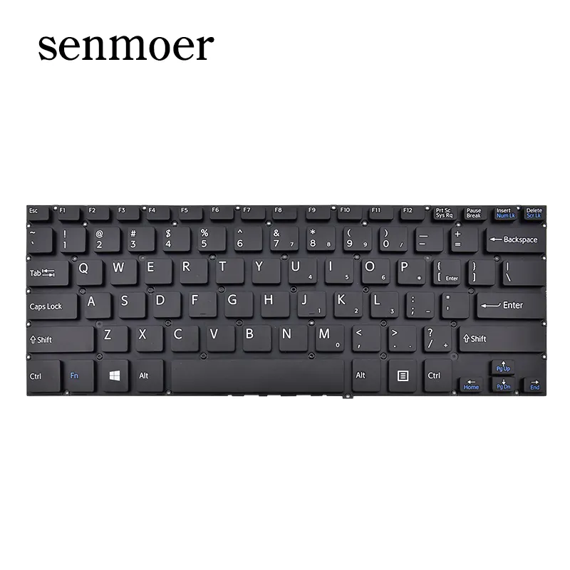 En stock VAIO Fit 14E SVF14316SCW SVF14326SCW SVF1421V1CP SVF14215SCW SVF1421BYCW SVF143100C clavier pour ordinateur portable pour Sony