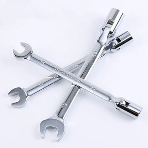 多功能14毫米一开端组合扳手手动工具柔性头1/4 ”套筒扳手 - Product Image 4