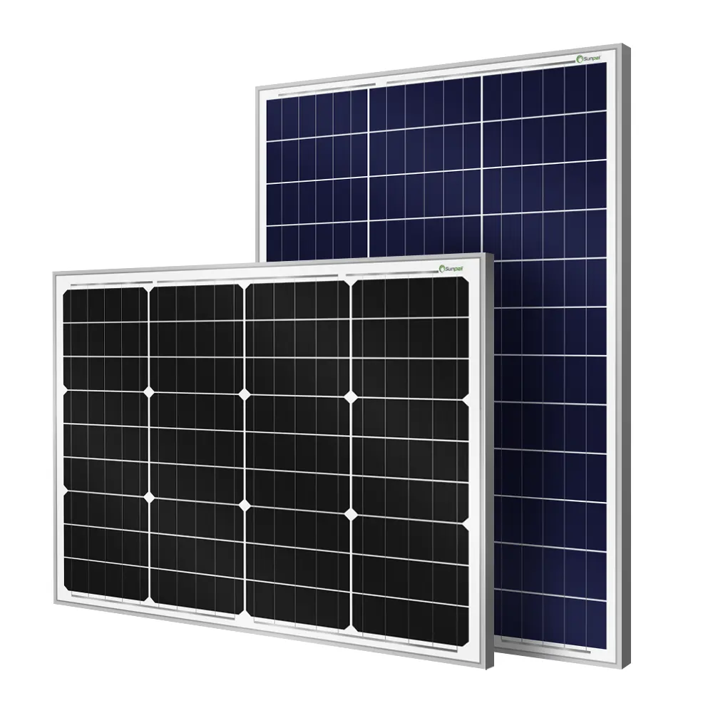 Sunpal Solar Panel Factory Price 10W 20W 30W 40W 50W 60W 80W 100W 150W 200W Watt Solar Module