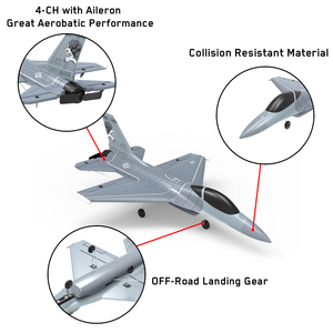 4-CH Hot EPP Rc Airplane F-16 Foam Rc Jet Aircraft <strong>Model</strong> Fighter Fixed-wing <strong>Glider</strong> air Plane Anti-fall Flying Rc Airplane - Product Image 5