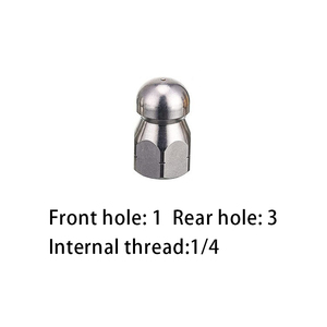 Cống sạch vòi phun hệ thống thoát nước <span class=keywords><strong>jetter</strong></span> Ống áp lực cao tập tin đính kèm xoay thép không gỉ cống vòi phun - Product Image 6