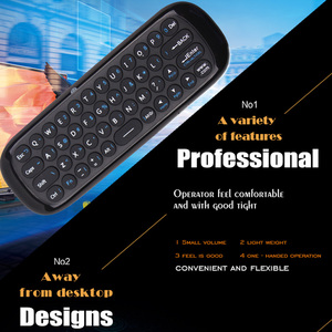 Mouse w1 universal sem fio, mini controle remoto recarregável de fábrica, teclado 2.4g, com voz, para caixa de tv