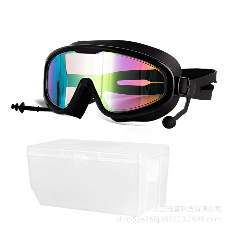 Black colorful box packaging